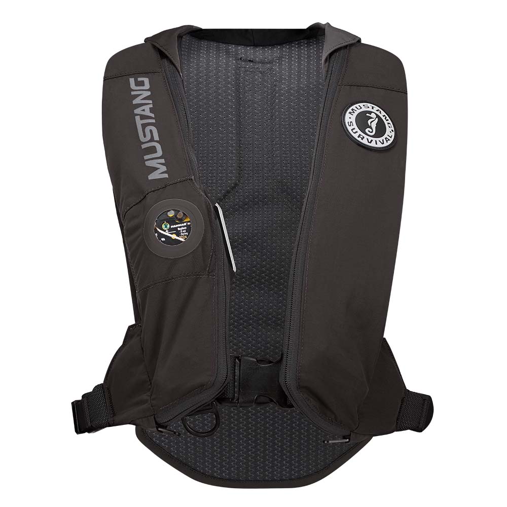 Mustang Elite 28 Hydrostatic Inflatable PFD - Black - Automatic/Manual Bobber Bargain