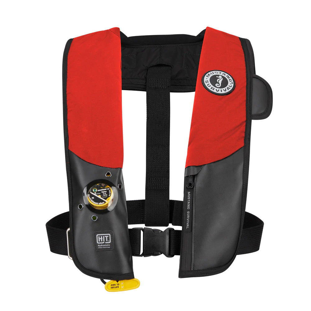 Mustang HIT Hydrostatic Inflatable PFD - Automatic/Manual with Sailing Harness Bobber Bargain