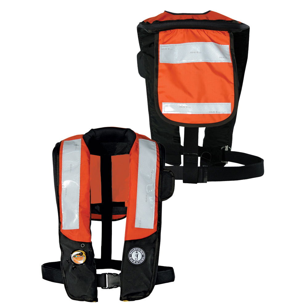 Mustang HIT Inflatable PDF w/SOLAS Reflective Tape - Orange/Black - Automatic/Manual Bobber Bargain