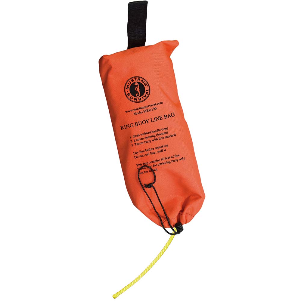 Mustang Ring Buoy Throw Bag (90' Rope) Bobber Bargain