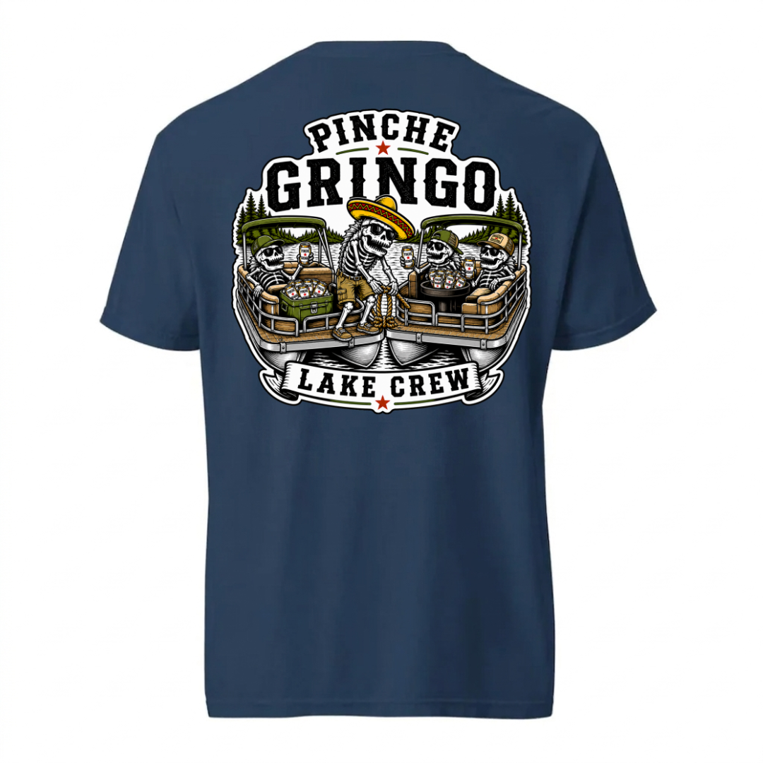 Pinche Gringo Lake Crew Floating party Shirt