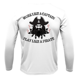 Tampa Bay, FL Blackbeard Men's Long Sleeve UPF 50+ Dry-Fit Shirt