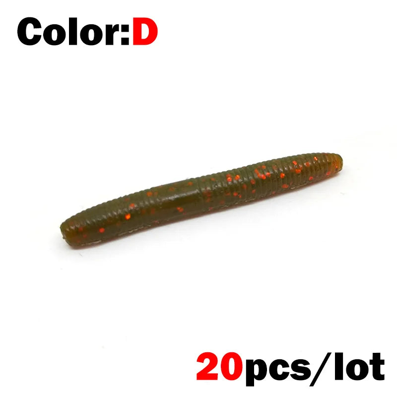 Neon Nibblers Soft Worm Lures Bobber Bargain