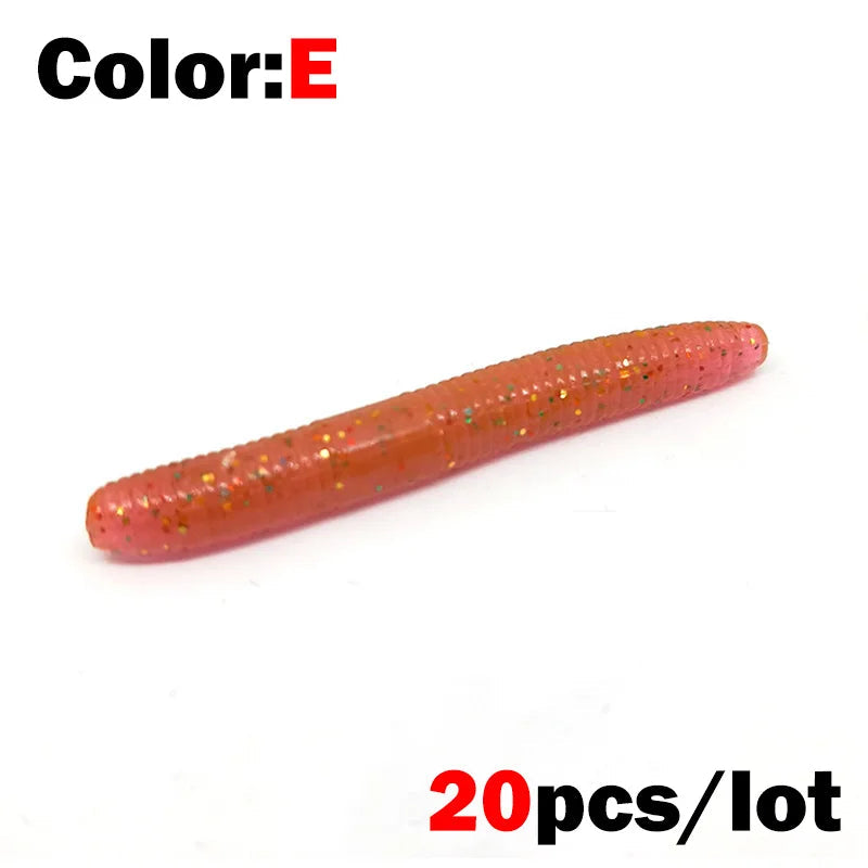 Neon Nibblers Soft Worm Lures Bobber Bargain