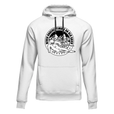 Never Underestimate An Old Skier Adult Fleece Hooded Sweatshirt