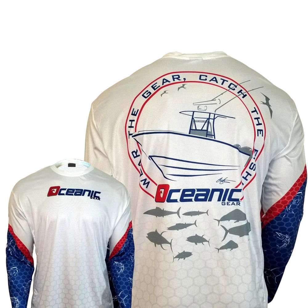 OceanicGear Angler's Armor Long Sleeve Fishing Shirt Bobber Bargain