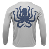 Freshwater Born "Live Love Lake" Kraken Men's Long Sleeve UPF 50+ Dry-Fit Shirt