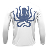 Freshwater Born "Live Love Lake" Kraken Men's Long Sleeve UPF 50+ Dry-Fit Shirt