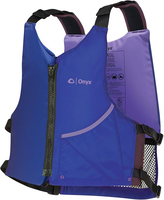 Onyx Universal Paddle Vest - Adult PFD Life Jacket Bobber Bargain