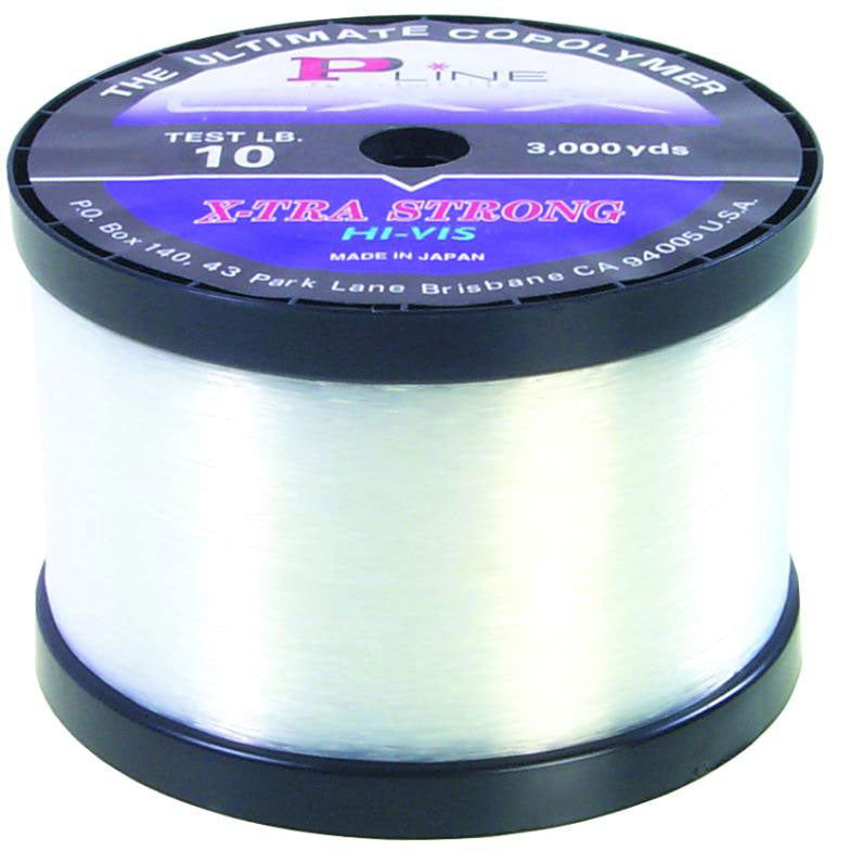 P-Line CXX-XTRA Strong Fishing Line (3000yd, Hi-Vis) Bobber Bargain