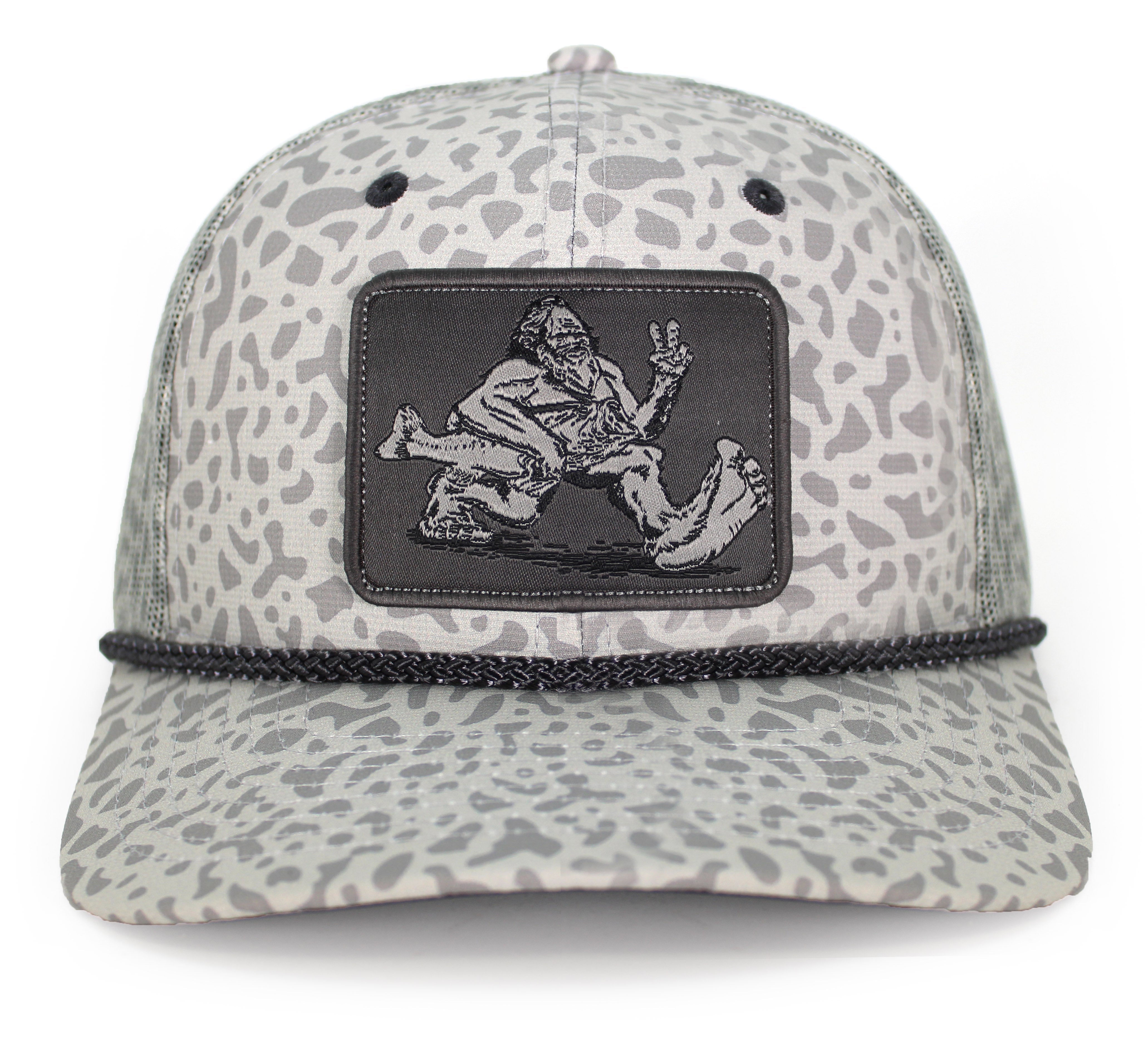 Bigfoot Bass Squatch Fishing 6-Panel Rope Cap