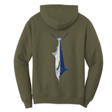 Blue Marlin Cotton Hoodie