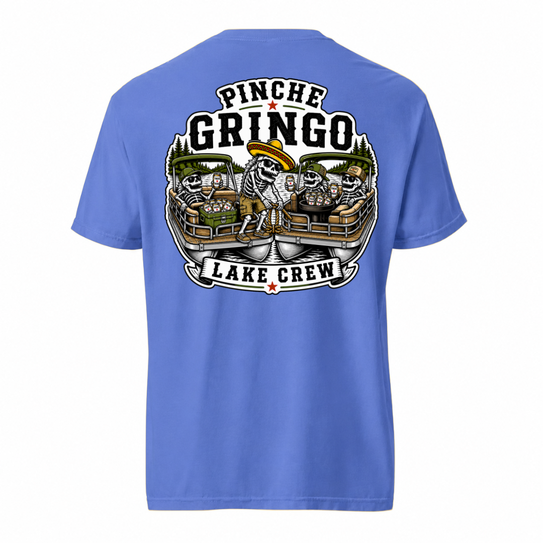 Pinche Gringo Lake Crew Floating party Shirt