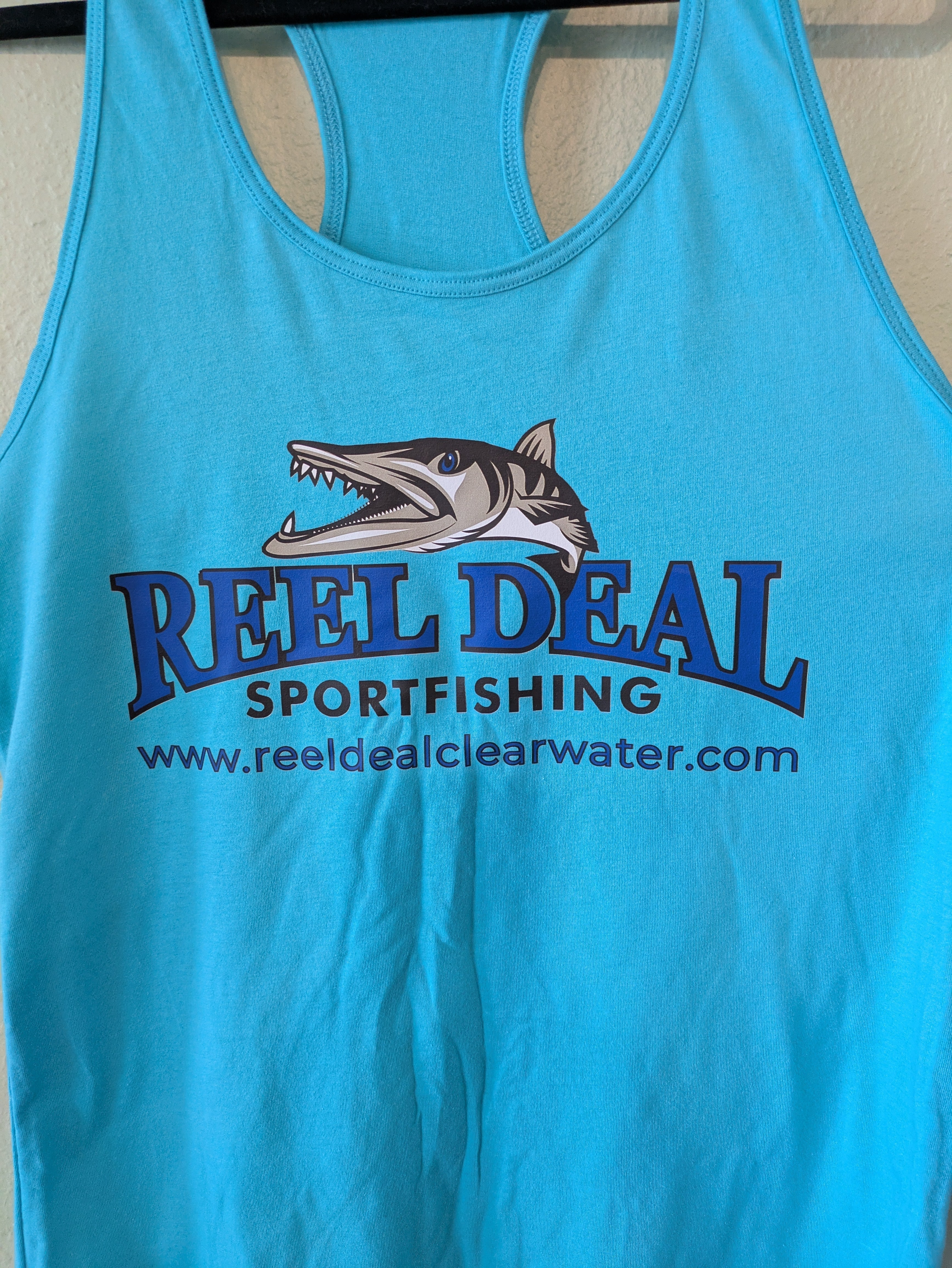 Reel Deal Racer back Ladies Tank Top