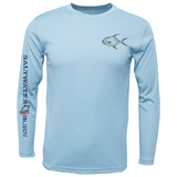 Permit on Chest Long Sleeve UPF 50+ Dry-Fit Shirt