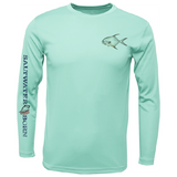 Permit on Chest Long Sleeve UPF 50+ Dry-Fit Shirt