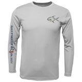 Permit on Chest Long Sleeve UPF 50+ Dry-Fit Shirt