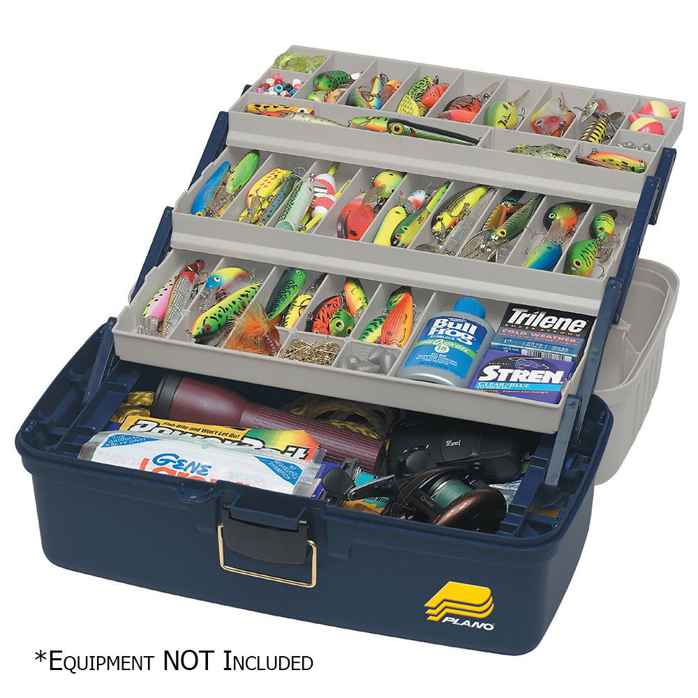 Plano 3-Tray Tackle Box (Fixed Compartments) Bobber Bargain