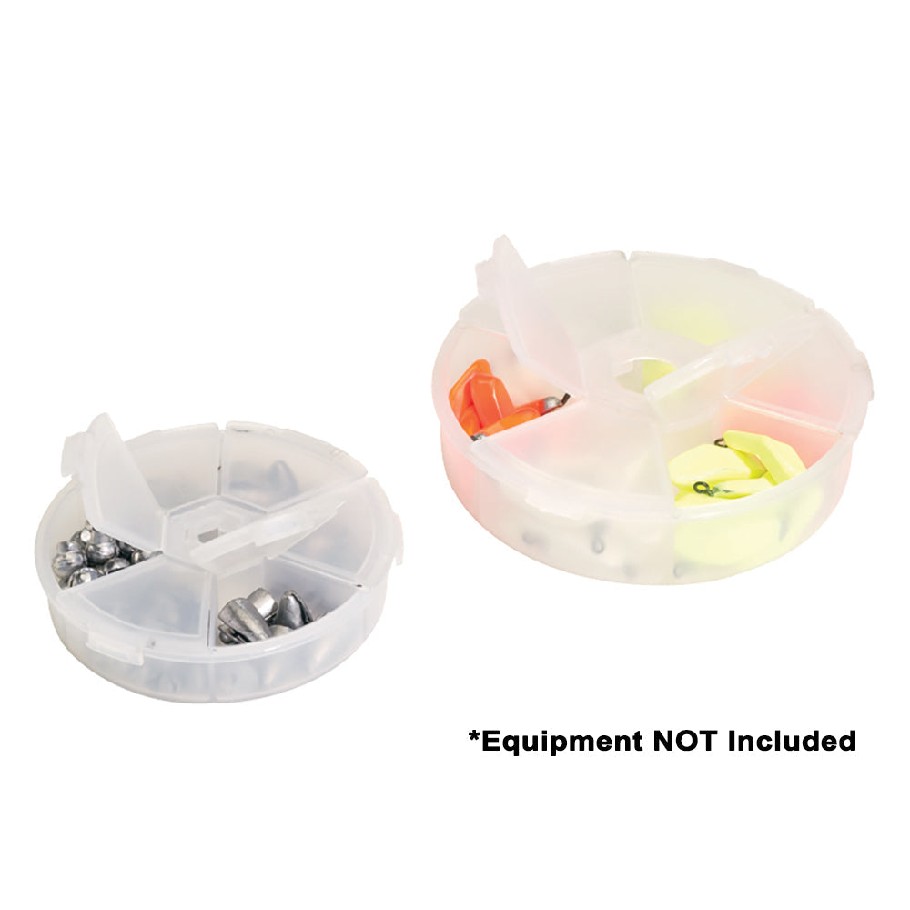 Plano Round Terminal Box (Clear) Bobber Bargain