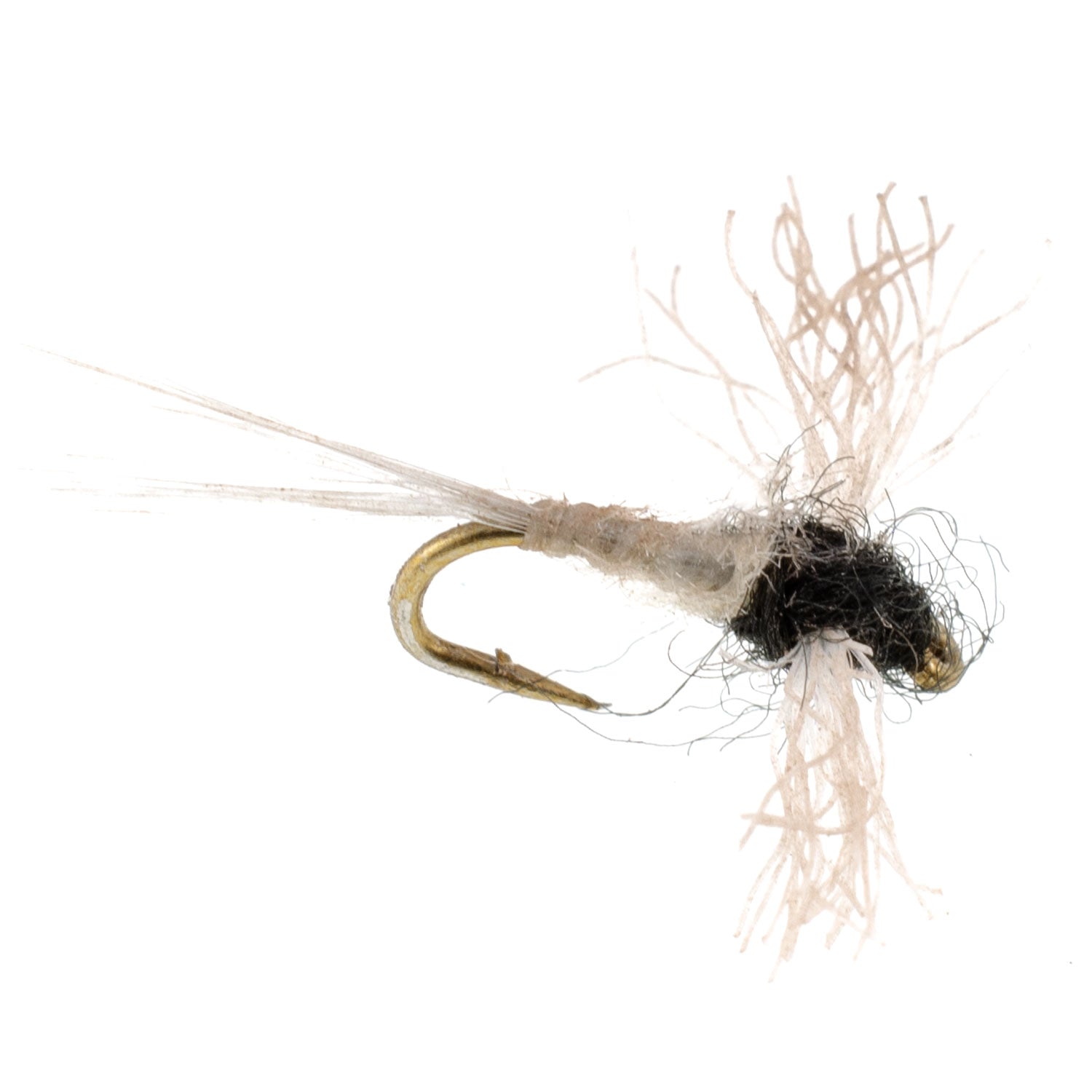 Z-Lon Wing Trico Spinner Kapok Body Hook 6 Flies Size 22