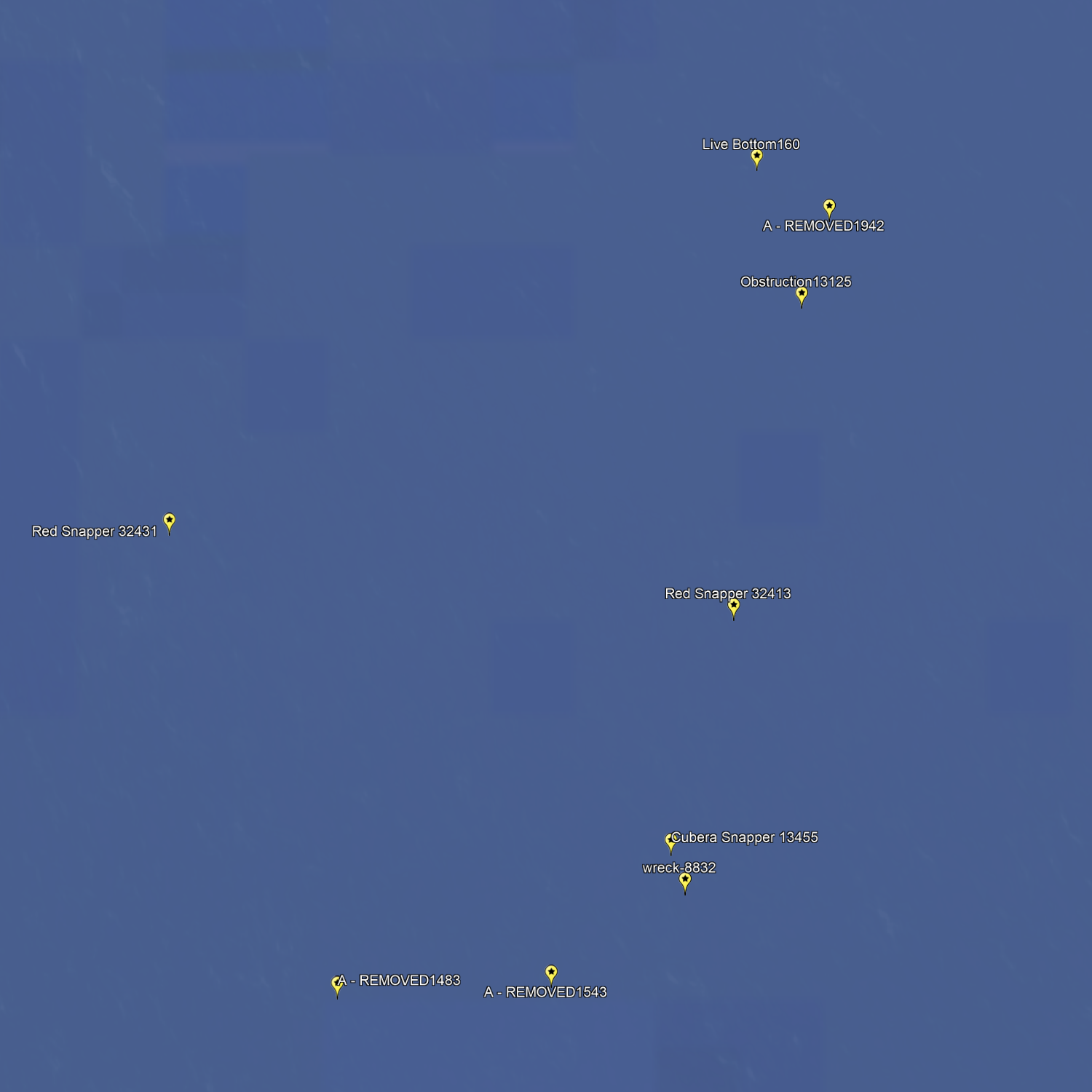 Lugares de Pesca en Port Arthur - Mar Adentro - Coordenadas GPS para Pescar