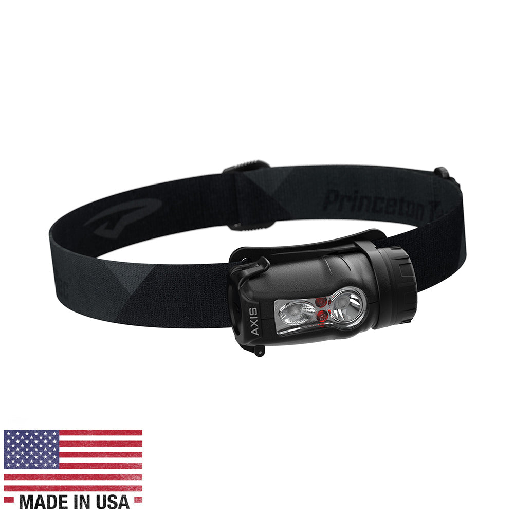 Princeton Tec Axis Rechargeable LED Headlamp (Black/Grey) Bobber Bargain