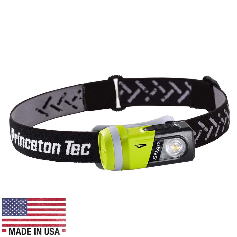 Princeton Tec SNAP Industrial Headlamp (Green/Black) Bobber Bargain