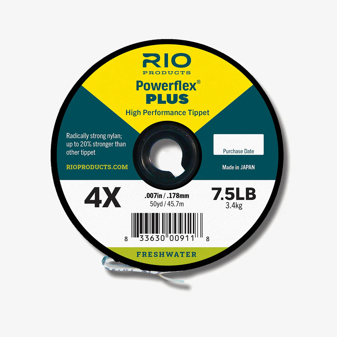 RIO PowerFlex Plus Strong Tippet - Bobinas de 50 yardas