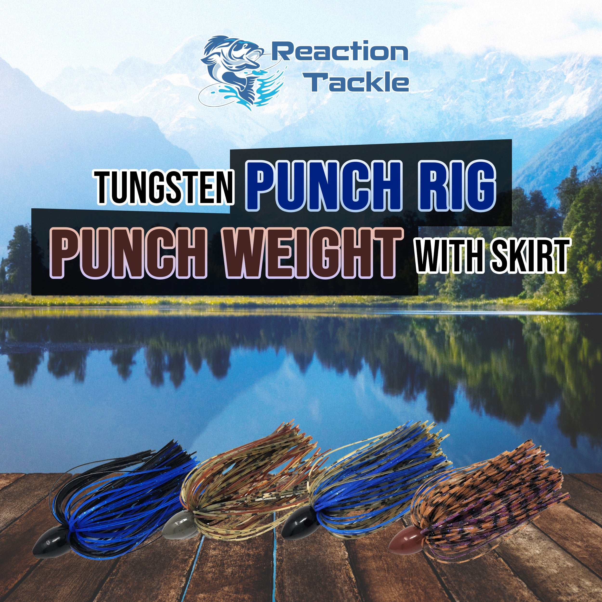 Peso de perforación de tungsteno Reaction Tackle con faldón