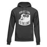 Pushing Cycling To The Limit Adult Fleece Hooded Sweatshirt