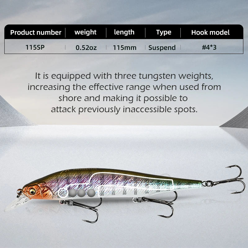 REALIS ITO-115SP Minnow (Apex Predator) Bobber Bargain