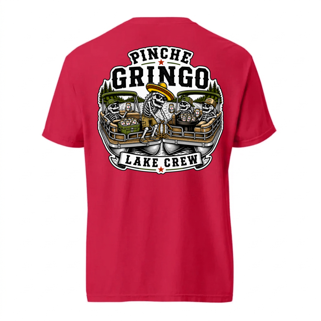 Pinche Gringo Lake Crew Floating party Shirt