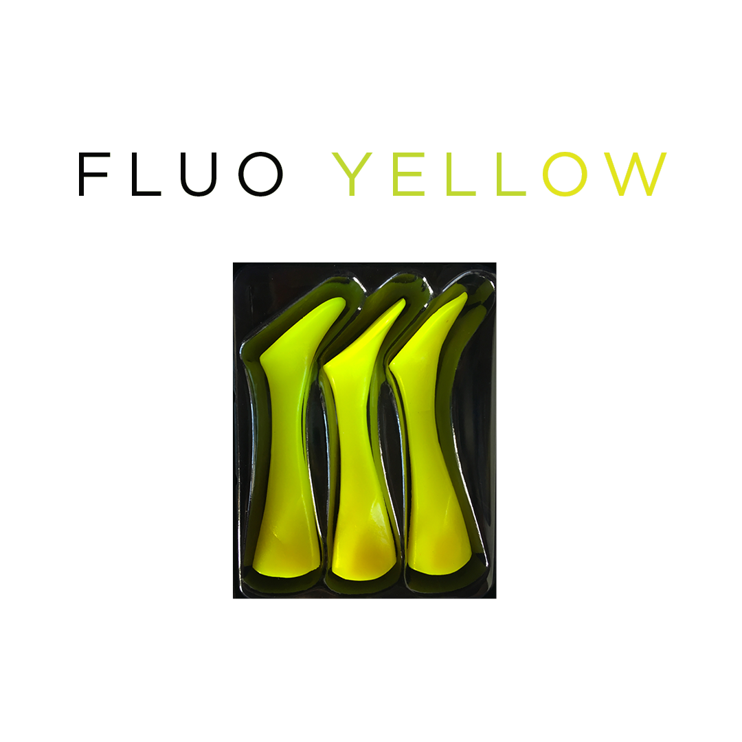 Headbanger Shad 9" Replacement Tails - Fluorescent Yellow