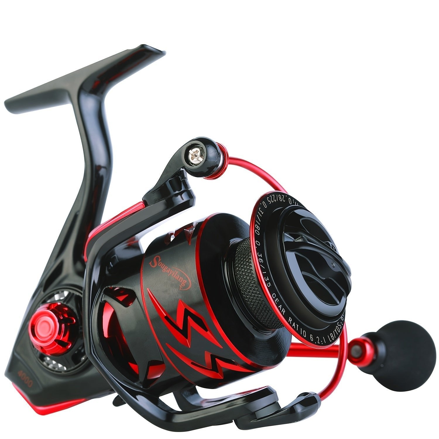 Red Fury Lightning Spinning Reel Bobber Bargain