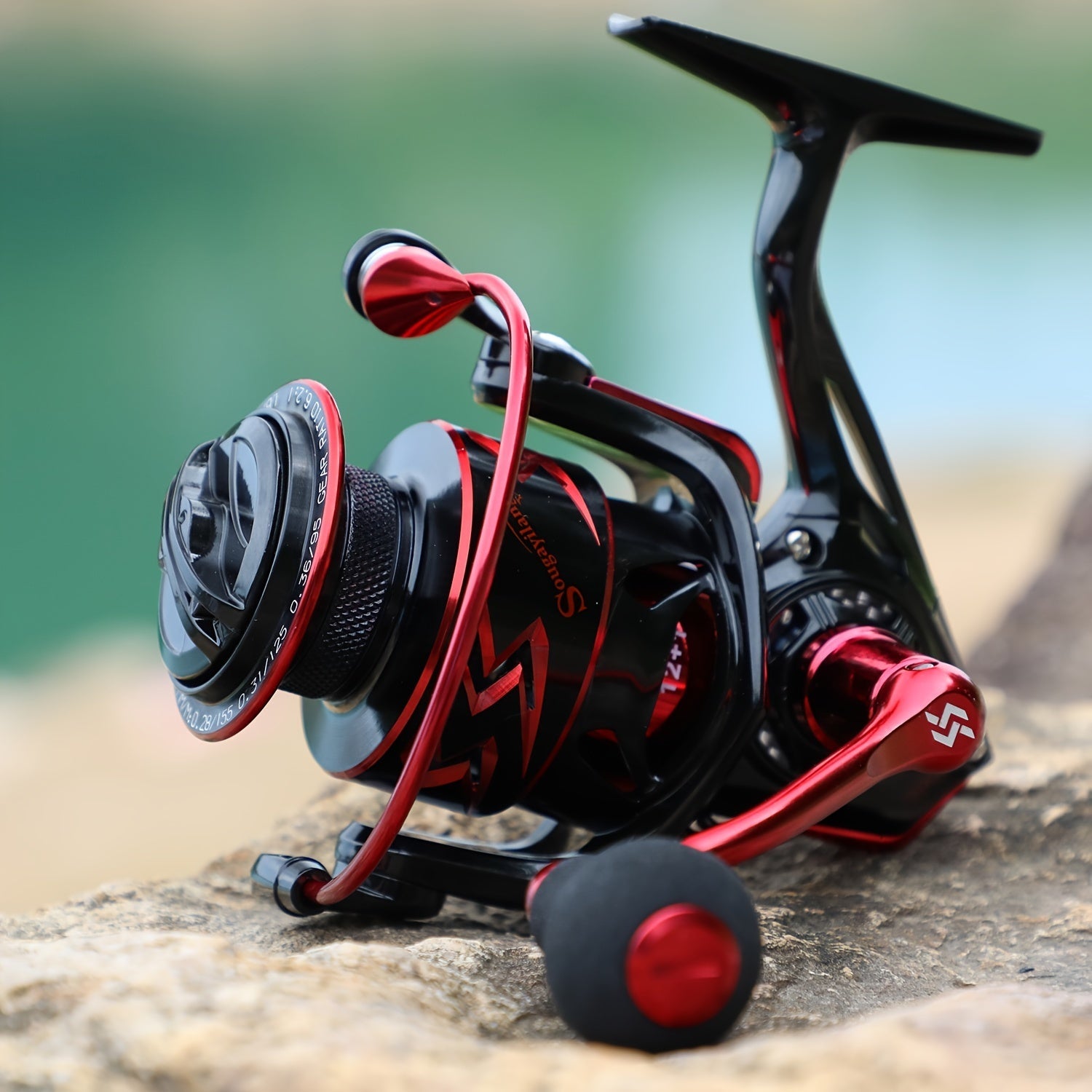 Red Fury Lightning Spinning Reel Bobber Bargain