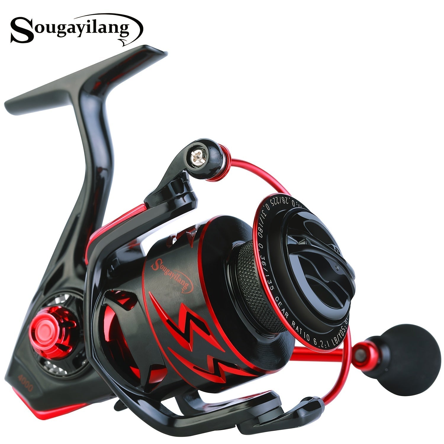 Red Fury Lightning Spinning Reel Bobber Bargain