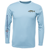 SK Redfish on Chest Long Sleeve UPF 50+ Dry-Fit Shirt