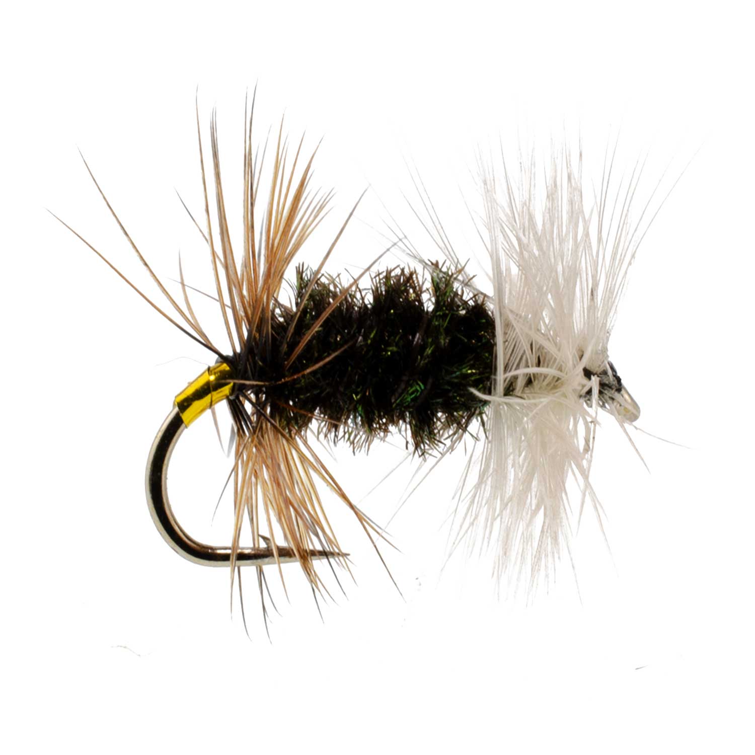 Renegade Classic Trout Dry Fly 6 Flies Hook Size 12