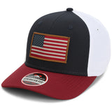 Gorra estructurada Ripstop con bandera estadounidense de Riverside, RWB.