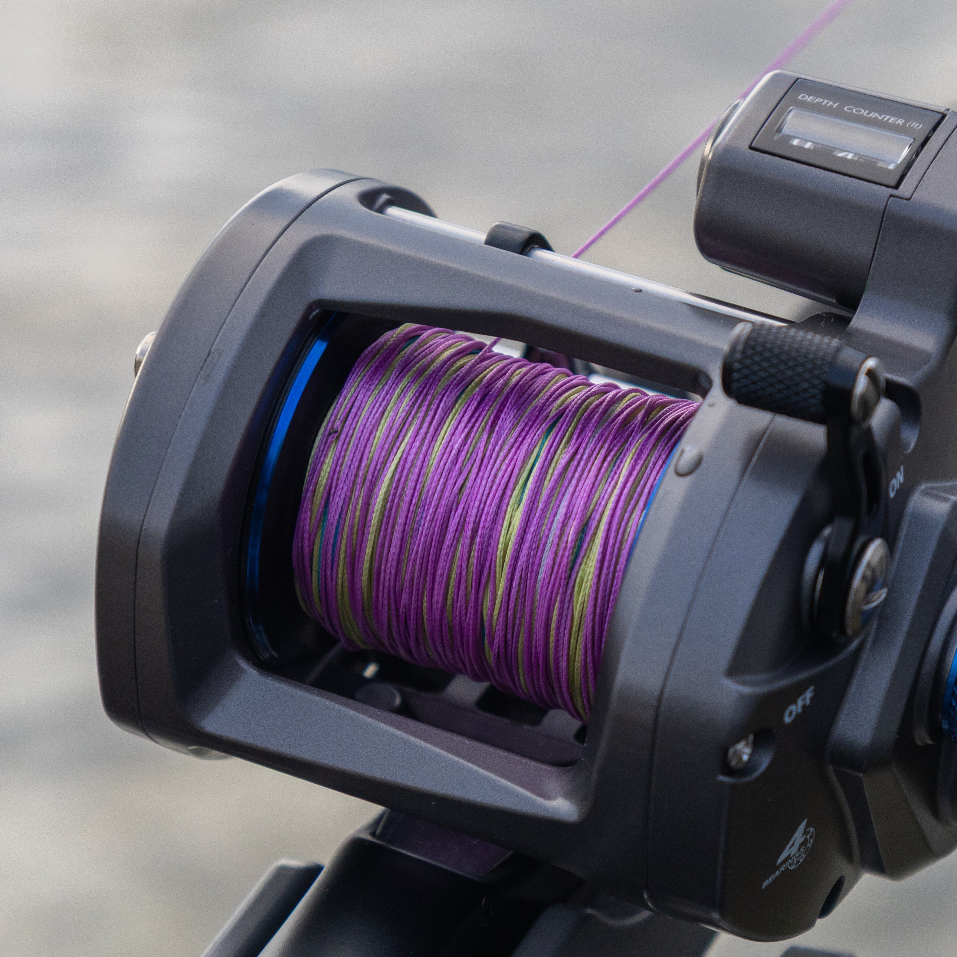 Línea trenzada de arrastre con dosificación de núcleo de plomo Reaction Tackle