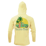 Key West, FL Island Time Long Sleeve UPF 50+ Dry-Fit Hoodie