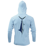 Key West, FL Marlin Long Sleeve UPF 50+ Dry-Fit Hoodie