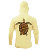 Key West, FL Realistic Turtle Long Sleeve UPF 50+ Dry-Fit Hoodie