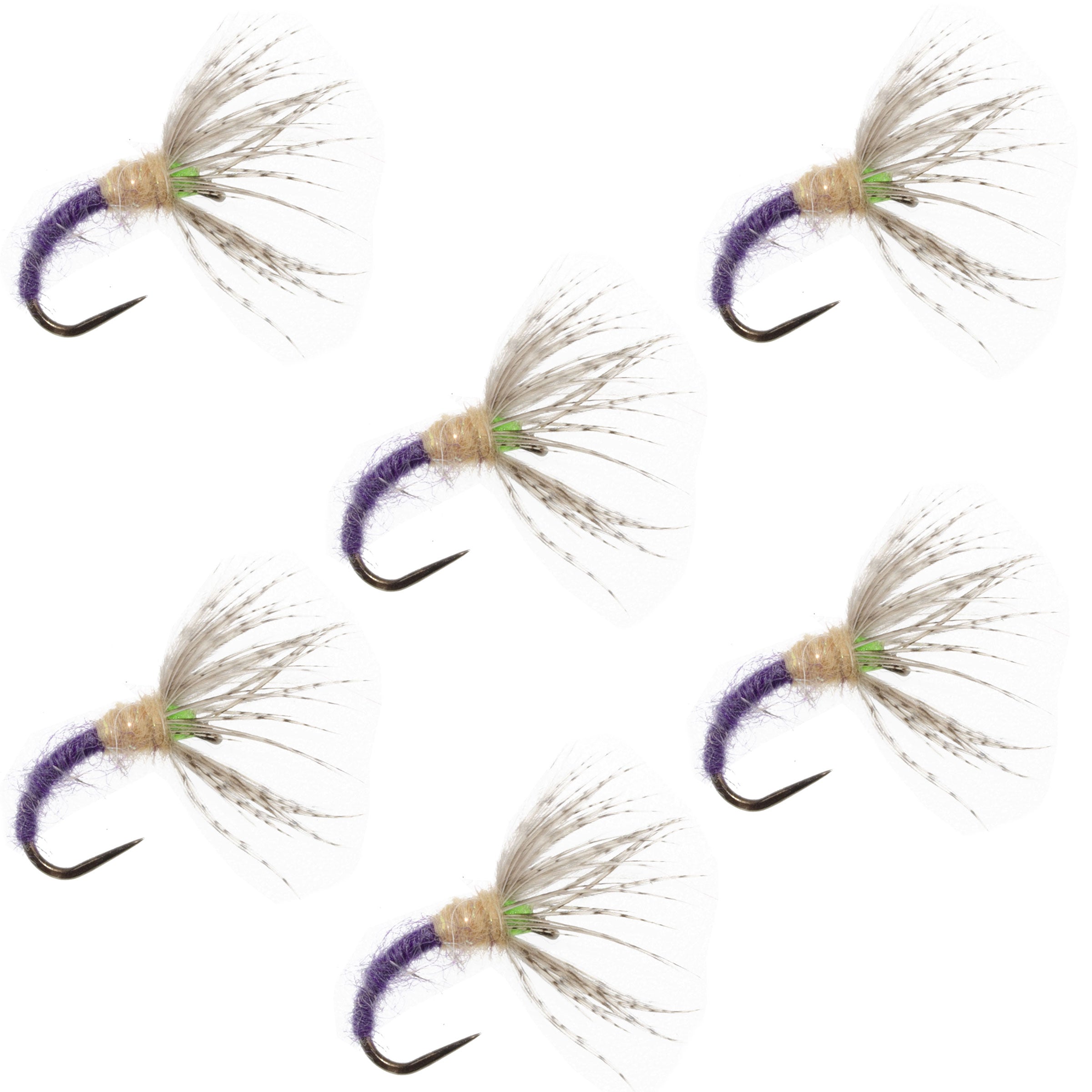 Grave Digger Sakasa Kebari - 6 moscas Tenkara - Tamaño 12
