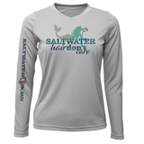 Key West, FL "Saltwater Hair...Don't Care" Women's Long Sleeve UPF 50+ Dry-Fit Shirt