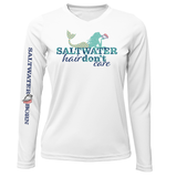 Key West, FL "Saltwater Hair...Don't Care" Women's Long Sleeve UPF 50+ Dry-Fit Shirt