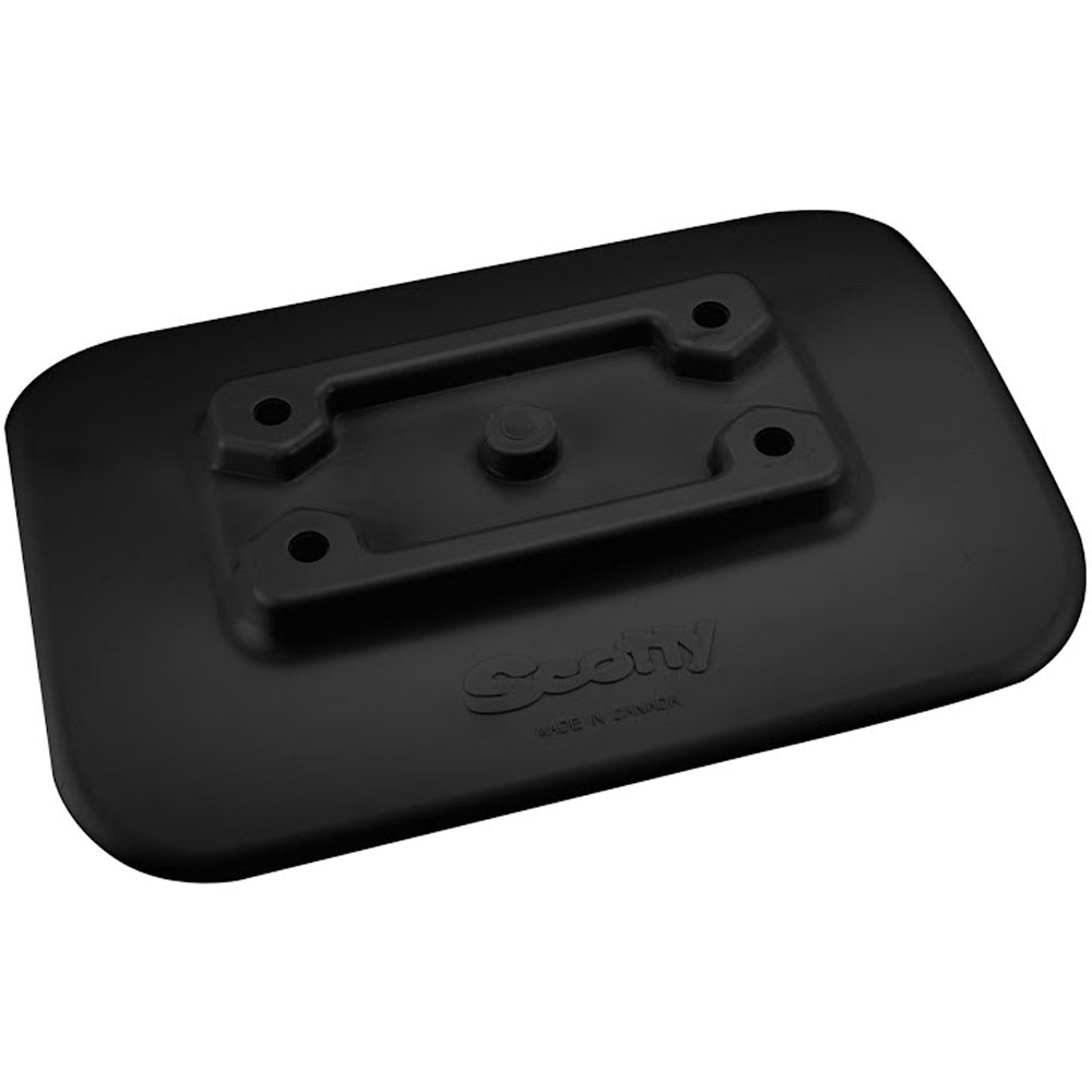 Scotty Glue-On Mount Pad (Inflatable Boats, Black) Bobber Bargain