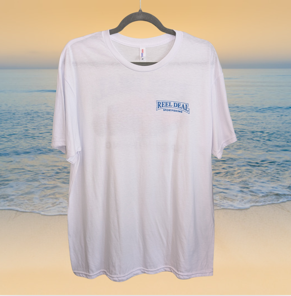 Reel Deal Grouper Tee (White)