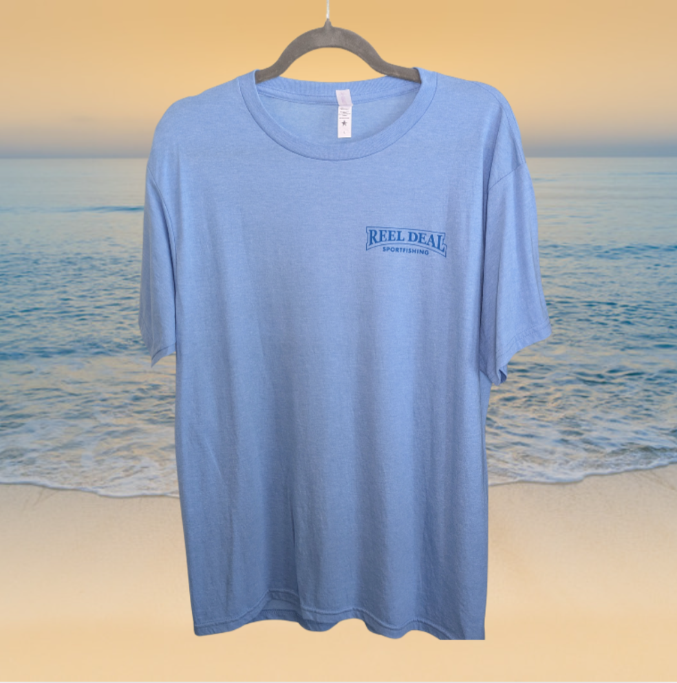 Reel Deal Grouper Tee (Blue)