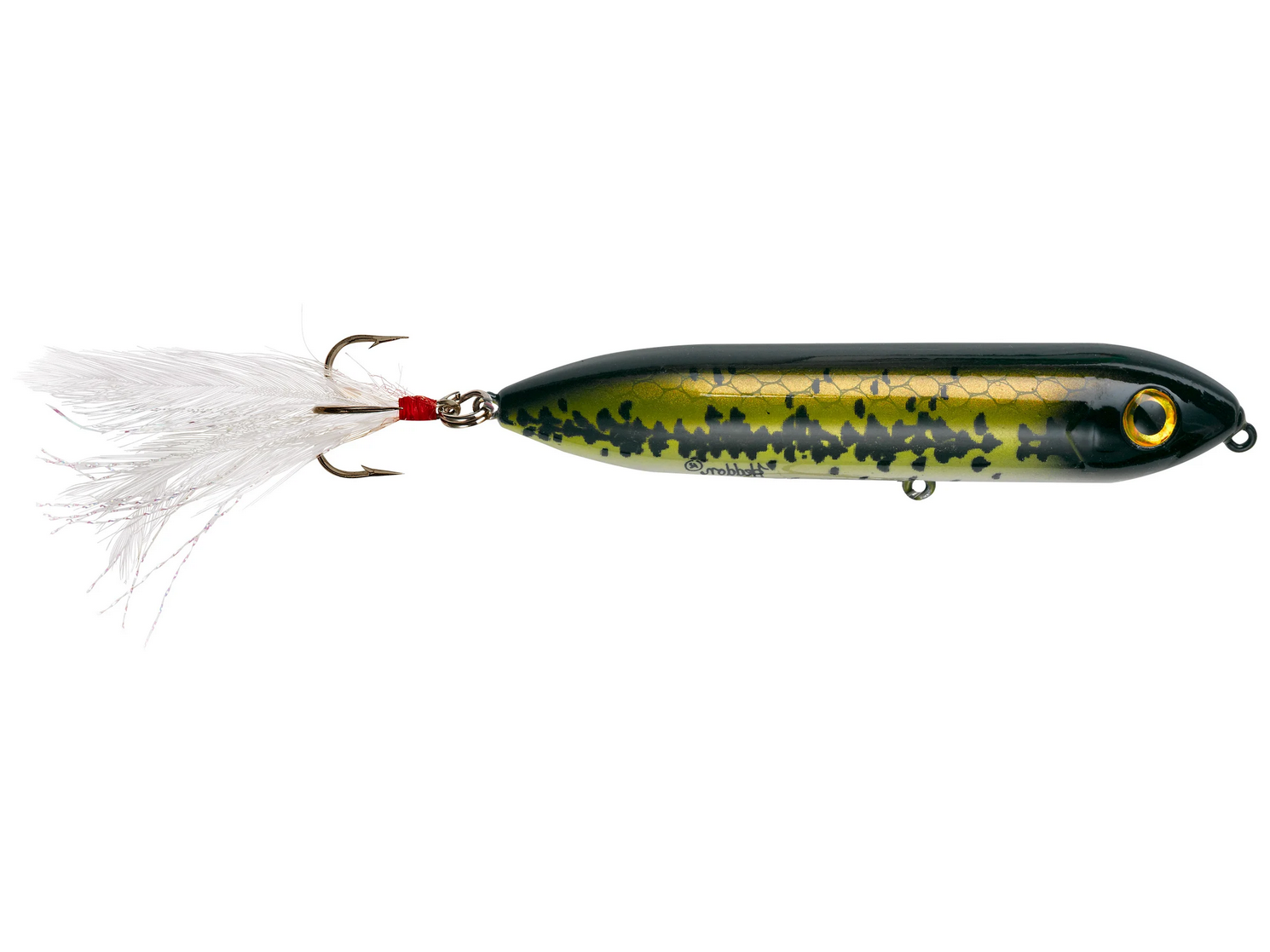 Feathered Super Spook Jr. Walking Bait